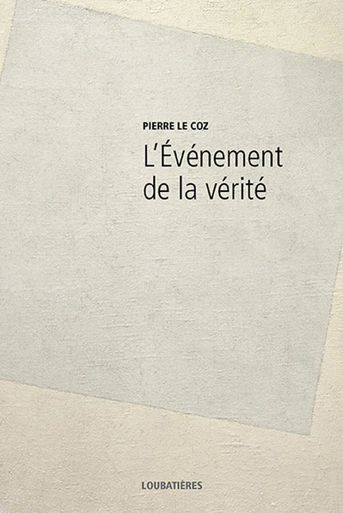 Couverture du tome XV — L'Événement de la vérité