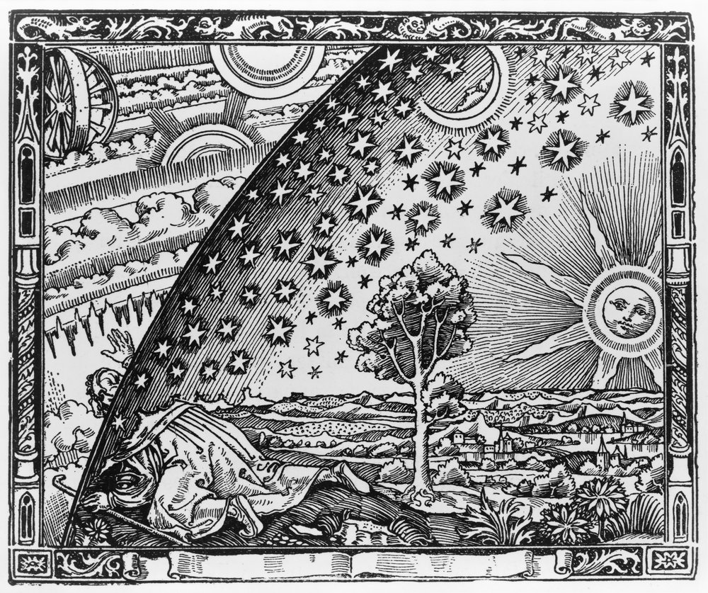 Gravure de Flammarion, illustrant le Tome XVII — Champ profond